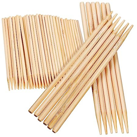 Operitacx 150stücke Bambusstäbe Holzstift Für Kratzpapier Bambus Kunst Stylus Scratch Papier Sticks Holzstiftwerkzeug Holzstiftstäbe Kratzpapierwerkzeuge