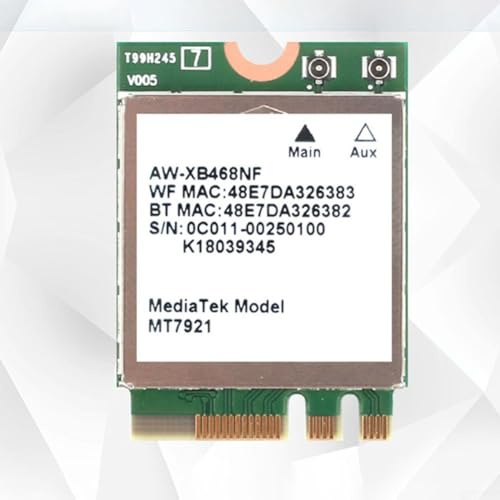 Carte réseau WiFi 6 avancée avec fonctionnalité tri-bande, conçue pour les systèmes d'exploitation à haute vitesse (antenne externe)