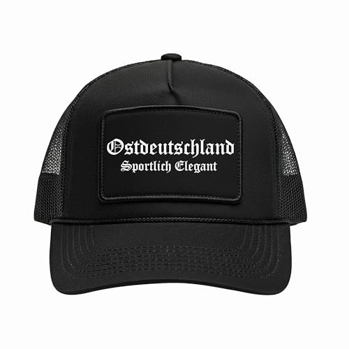Ostdeutschland Cap | Basecap mit Frontschrift – Verstellbare Schirmmütze für Ultras & Heimatverbundene aus East Germany – Streetwear Mütze Schwarz