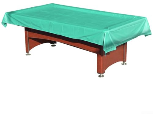 Billardtisch-Abdeckung für Snooker- und Tennistische, robustes und wasserdichtes Material (276 x 169 cm, grün)