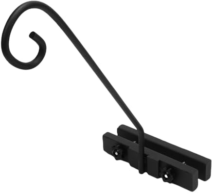 HEEPDD Crochet Robuste pour Rail de Balustrade en Fer, Support Multi-Usage pour Plantes et mangeoire à Oiseaux de Balcon