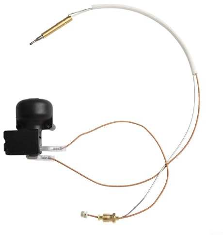 Gettimore Solución completa para reparación de calentadores de patio, combinación de interruptor de inclinación y sensor de termopar compatible con varias marcas