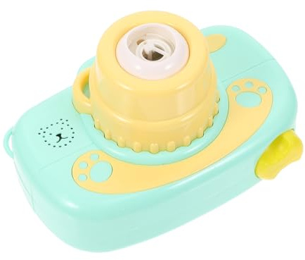 BESPORTBLE Machine à Bulles de Savonnette Électrique Dessin Animé pour Garçon et Filles, Taille Compacte, Fonction Musicale et Lumineuse, Jouet D'extérieur pour Anniversaire et Jeux en Plein