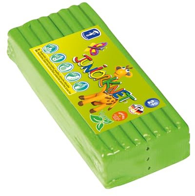 Feuchtmann JUNiORKNET Jumbo-Pack in Grün | 500g weiche Kinderknete im Vorteilspack | vegane glutenfreie Spielknete | Nicht trocknende Knete | ungiftige Modelliermasse | ab 2 Jahren
