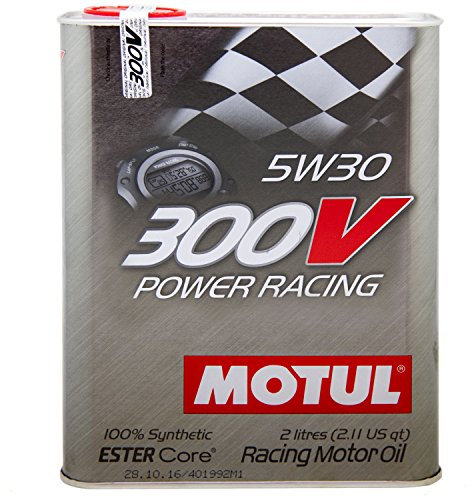 Motul 104241 Motoröl 300 V Power Racing 5W-30 2 L, Brown