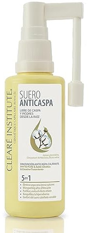 Clearé Institute | Lozione Antiforfora per Capelli | Elimina la Forfora e il Prurito | Riduce la Desquamazione e Calma il Cuoio Capelluto | Per Uomini e Donne | 93,9% Ingredienti Naturali | 75 ml