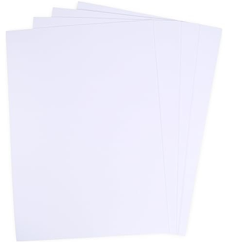A2 Bright White Große Bastelkarte zum Basteln, 180 g/m², Posterkarton, 10 Blatt