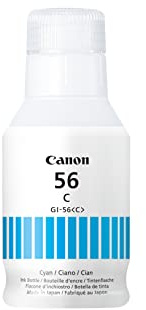 Canon GI-56 C Bouteille d'encre, pour imprimante Jet d'encre MAXIFY, Cyan