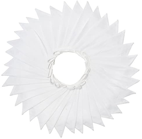 G2PLUS 10M Guirnalda Banderas Multicolor Bandera Banderín Banderines Tela de Algodón Banderines Fiesta para Boda Cumpleaños Celebracion