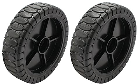 SECURA 2x Rad Räder 170mm kompatibel mit Castelgarden Vorderrad Rasenmäher - 481007317/0