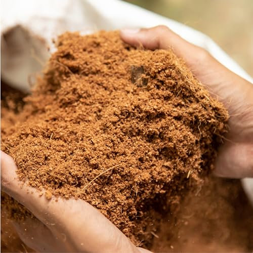 UK GROW Coconut Coir fibre Coco -10L - Organic Soil Media Hydroponics Substrate Compost (10ltr)