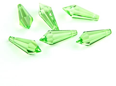 Prismen & Kaleidoskope 38mm/63mm/76mm K9 Kristall Kronleuchter Anhänger Prismen zur Dekoration Optik-Kits für den naturwissenschaftlichen Unterri (Color : 38mm, Size : 10pcs)