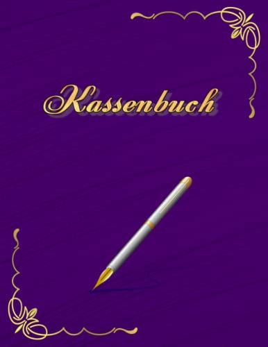 Kassenbuch Friseursalon Kleinunternehmer Mobiler Friseur Hausbesuche Barbier Budgetplaner mit Tabellen Einnahmen Ausgaben Kontoübersicht ... Finanzplaner Haushaltsbuch Violet