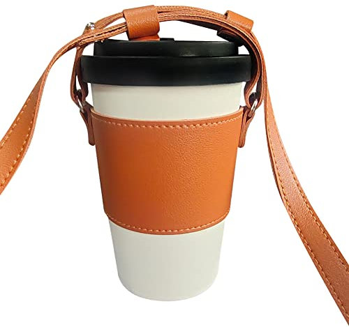 Soporte Para Bebidas Con Correa Para El Hombro Funda Para Botella Agua Soporte Para Botella Agua Correa Para El Hombro Funda Para Bebidas Frías/Calientes Cubierta Protectora Para Taza Té Con Leche