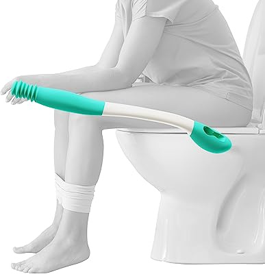 Vammcht Toilettenhilfen zum Abwischen, Lange Reichweite Komfort Bottom Buddy Wischhilfe für Toilette, Butt Wiper für Adipositas Menschen Behinderte Ältere Schwangere Chirurgie Erholung Handicap
