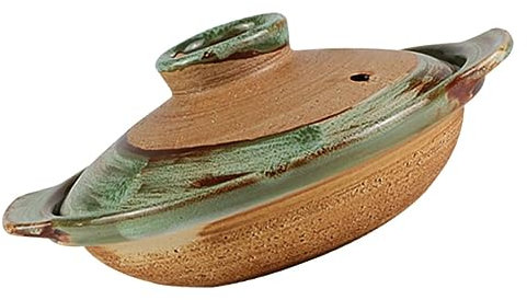 Casseruola in terracotta, pentola in ceramica, pentola da cucina in terracotta, pentola per zuppa, scaldavivande con coperchio, casseruola per la casa con coperchio, utensili da cucina, colori