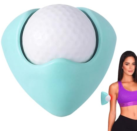 Massageboll för ryggen, manuella massagekulor - rullande fasciaboll, muskelmassageboll, djupvävnadsmassageverktyg för kropp, muskler, nacke och