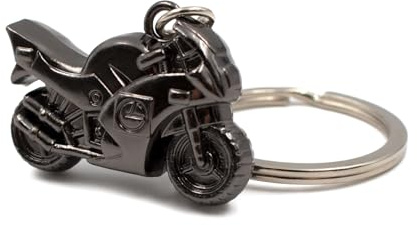 VmG-Store Schlüsselanhänger Motorrad Auto Metall Anhänger für Motorradfahrer Mini mit Schlüsselring Schlüsselkette für Schlüsselbund Biker Geschenk