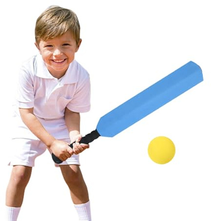 Kids Bat Ball Set - Outdoor Set For Kids With Lightweight Bat & Soft Ball | Early Learning Sports Toy For Children, Safe Wickets, Parent-Child Bonding Game For Backyard & Park Pla