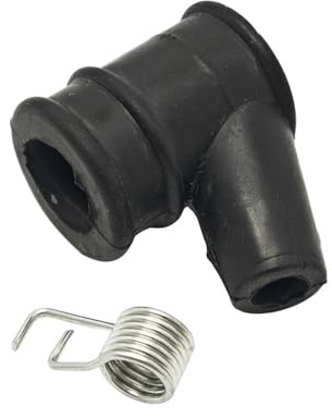replacement parts 2pcs/lot Spark plug ignition cap + ignition spring For chainsaw Petrol Spare Replacement Tool Rubber Cap Garden Tool Parts