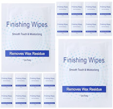 Alipis Salviette Depilatorie alla Cera 40 Pezzi per Rimozione Residui di Cera Dopo Ceretta, Detergente Delicato Multiuso per Pelle Sensibile Post-epilazione