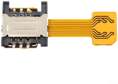 Adaptador de tarjeta SIM, dorado, 1 paquete para nano a microsd, extensor de tarjeta de memoria, diseño Plug and Play, material ABS para teléfonos inteligentes Android, uso de viaje (n a Mini-SIM)