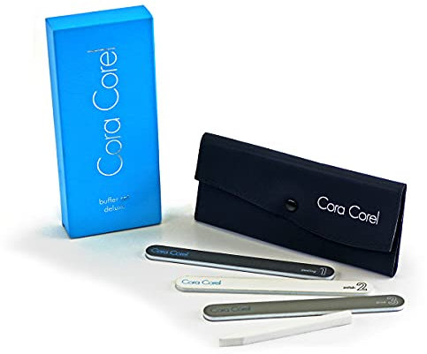 Cora Corel Nagelpflege-Set komplett 4tlg, für schöne und gepflegte Nägel