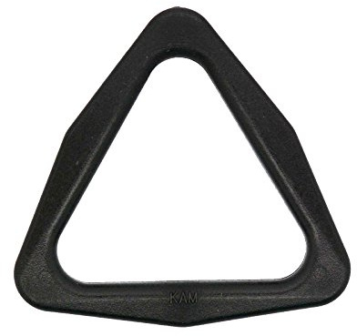 10 Kunststoff Triangeln Dreiecke D-Ring Ringe für Gurtband, Variantenwahl