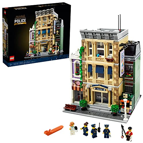 LEGO Police Station 10278 Building Kit; A Highly Detailed Displayable Model for Adults, New 2021 (2,923 Pieces)