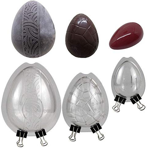 TUKE Moules à chocolat en silicone en forme de dragon pour glaçons, moule de cuisson pour chocolat, bonbons, gelée, glaçons, cupcakes, muffins (œuf)