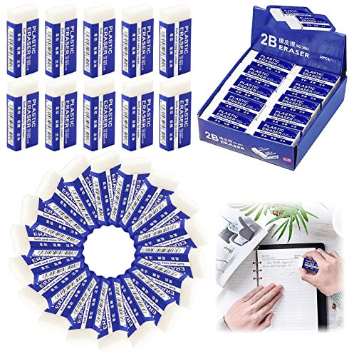 30 Stück Radiergummi, Mini-Radierer für Kinder, Weicher 2B-Radierer aus Gummi für Bleistifte und Buntstifte, Schulen, Skizzen, Gemälden, Bildenden Künsten