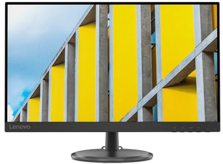 Lenovo C27q-35 68,58 cm (27 pollici, 2560 x 1440, WQHD, 60 Hz, WideView, 250 nits, antiriflesso), monitor (HDMI, DisplayPort, tempo di risposta 4 ms, AMD FreeSync), nero, 66FBGAC6EU