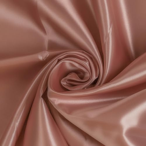 Mondo Tessuti – Pannello Raso Morbido Tinta Unita 100x150cm (Rosa Antico)