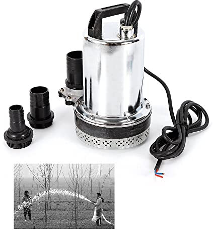 6000L/H Wasserpumpe DC Tauchpumpe Für Schmutzwasser Fäkalienpumpe Schmutzwasserpumpe Edelstahl-Pumpengehäuse Fischzuchtpumpe