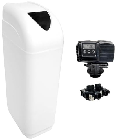 Adoucisseur D'eau 25l Vanne Fleck 5600 Sxt Bac Blanc