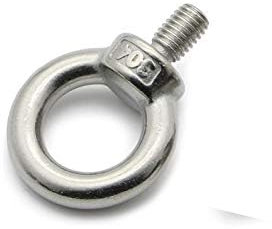 Roedax Ringschraube Hebeösenmuttern 304 Edelstahl Universal-Augenschraube 1 Stück Ösenmutter M3 M4 M5 M6 M8 M10 M12 Schraubenösen Ringhakenmutter Schraube Stabilisieren