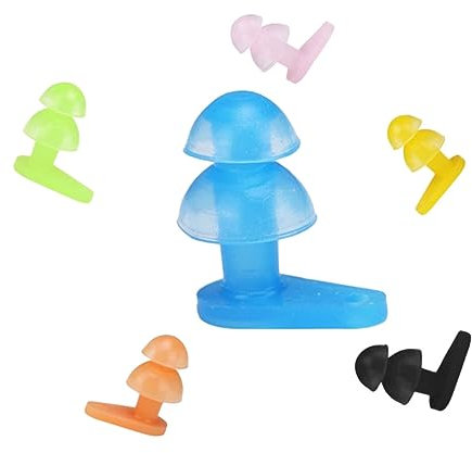Children's Swimming Ear Plugs 6 Pairs Silicone Waterproof