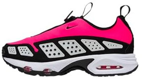 NIKE Sportswear - Sneakers W Air Max SNDR in Pelle, Rosa-Nero-Bianco (6.5)