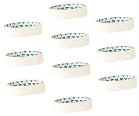 IWOWHERO Masking Tapes 10er-Pack Klebebänder zum Malen Jungen und Mädchen Zeichenbänder Schulbänder