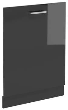 Vicco Coperchio per lavastoviglie R-Line, Antracite lucido, 60 cm senza piano di lavoro