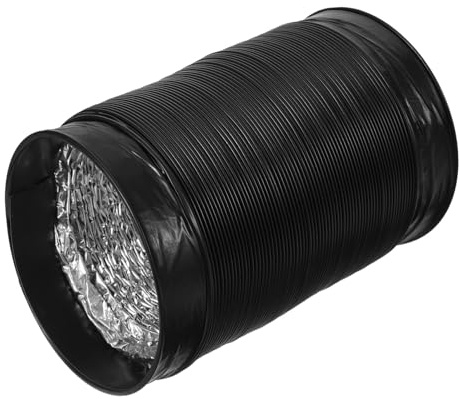 Homoyoyo Flexible Dryer Vent Hose Kit with Thickened Aluminum Foil and Pvc Material for Good Ventilation and Easy Installation, Suitable for 100mm Standard Drum Dryers