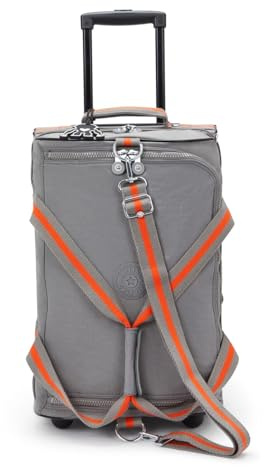 Kipling TEAGAN US Kleine Reisetasche mit Rollen, Carry On, Inviting Grey