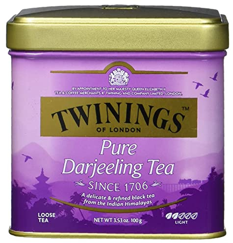 Twinings Darjeeling té suelto lata 100 g