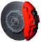 Foliatec Bremssattel Lack Set, Hitzebeständig, Komplettsatz für 4 Bremssättel, Racing Rosso matt, 7-teiliges Set