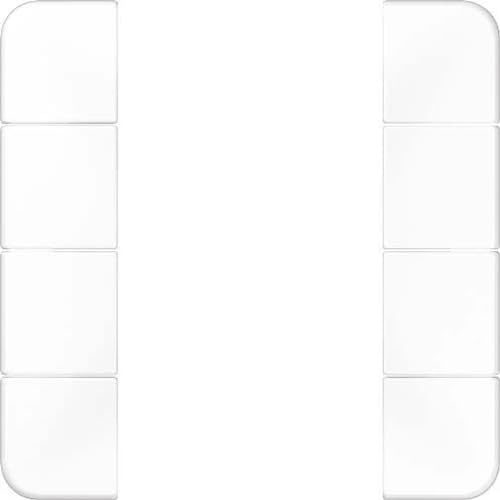 Jung KNX Spiel Tasten F50 KNX 4 fach für Serie weiß alpin