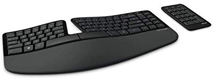 Microsoft Ergonomische Tastatur Sculpt (QWERTZ-Layout), Schwarz