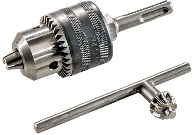 metabo Zahnkranzbohrfutter mit SDS-plus Adapter SP, 1,5-13 mm, 626724000 | Bohrfutter fuer zylindrische Bohrer, 1/2 Zoll - 20 UNF, fuer Rechts- und Linkslauf, inklusive Sicherungsschraube