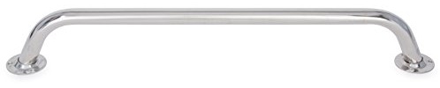 wellenshop Handlauf Edelstahl für Reling 650 mm Länge Reling-Geländer Boot Bootsreling Reling-Handlauf Edelstahl-Handlauf