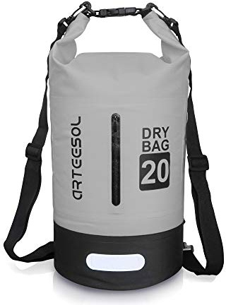 Blackace arteesol Dry Bag Sac à Dos étanche avec Double bandoulière 5L/10L/20L/30L - Sac à Dos pour Natation, Kayak, Bateau, pêche, Voyage, Cyclisme, Plage