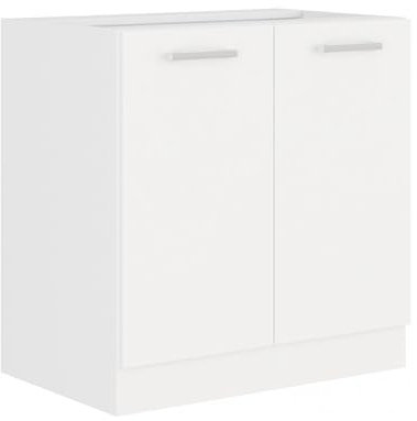 Kuechen-preisbombe EKO White Unterschrank 80 Weiss matt Küchenzeile Küchenblock Küche Einbauküche